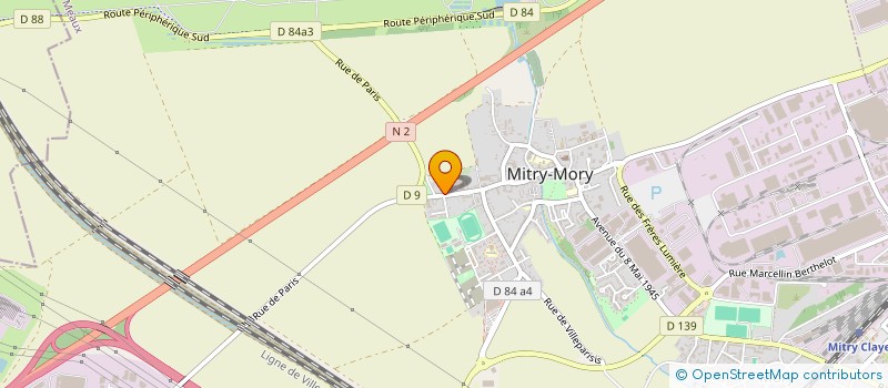 localisation de l'entreprise ECOTEC ABR  MITRY-MORY