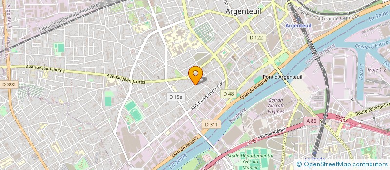 localisation de l'entreprise ECOTEC-ENERGIS  ARGENTEUIL