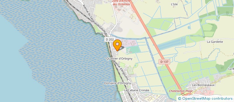 localisation de l'entreprise ECOTEC LITTORAL à CHATELAILLON-PLAGE