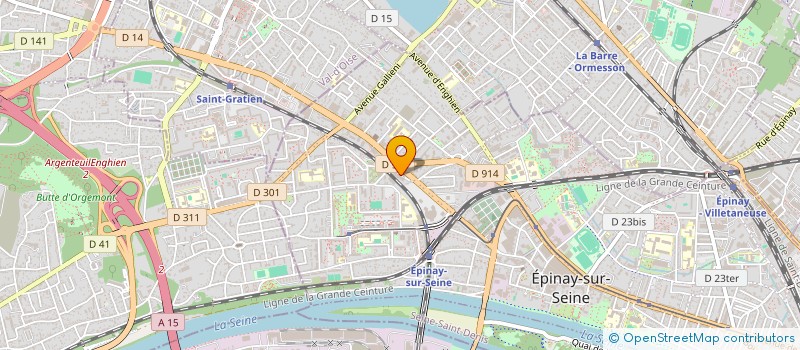 localisation de l'entreprise ECOTECH à EPINAY-SUR-SEINE