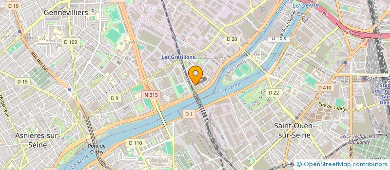 localisation de l'entreprise ECOTECH RENOV à ASNIERES-SUR-SEINE