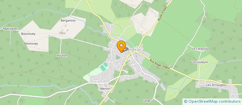 localisation de l'entreprise ECOTECH RENOVATION ET NATURE  LANDIRAS