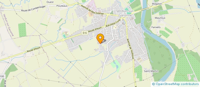 localisation de l'entreprise ECOTECH USINAGE à VERDUN-SUR-GARONNE
