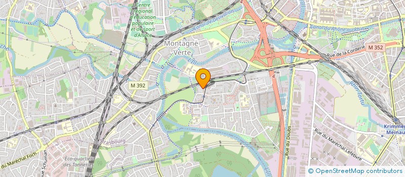 localisation de l'entreprise ECOTECHPLUS à STRASBOURG