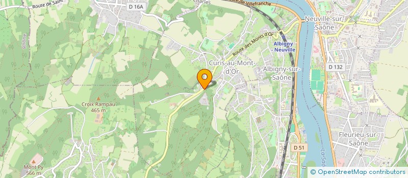 localisation de l'entreprise ECOTECKNO ENVIRONNEMENT à CURIS-AU-MONT-D'OR