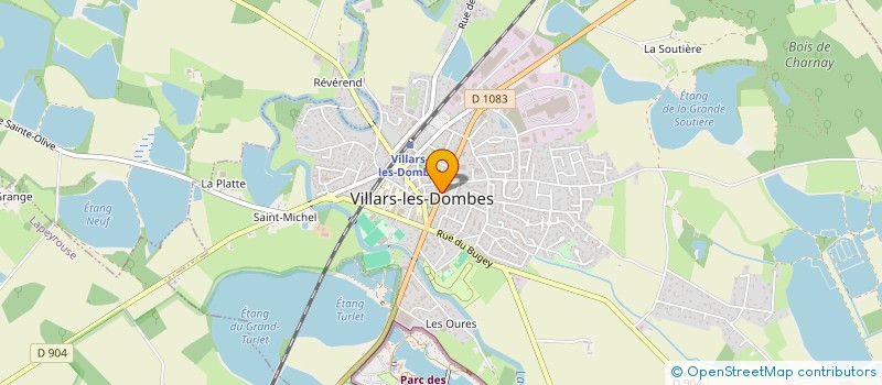 localisation de l'entreprise ECOTEK INTERNATIONAL à VILLARS-LES-DOMBES