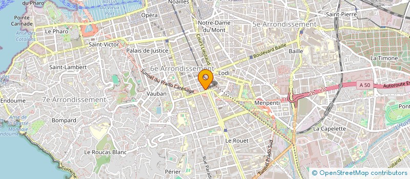 localisation de l'entreprise ECOTERRA  MARSEILLE