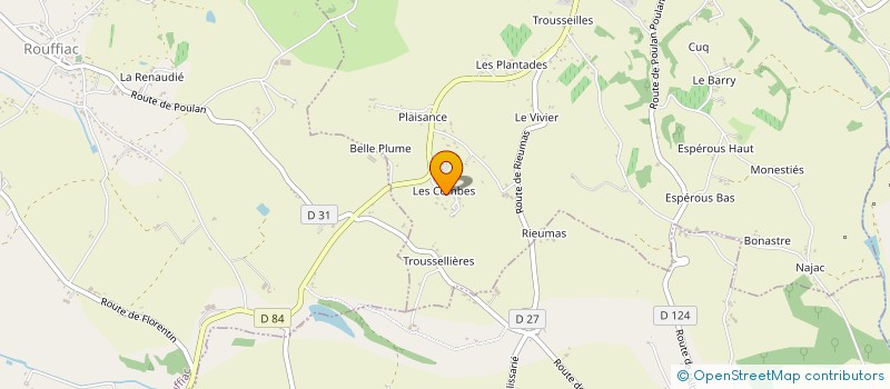 localisation de l'entreprise ECOTERRASSEMENT  CAMBON