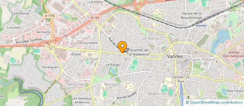 localisation de l'entreprise ECOTERRE à VANNES