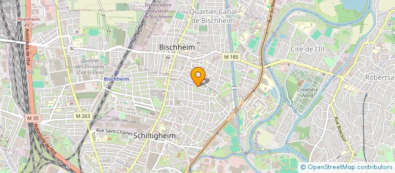 localisation de l'entreprise ECOTERRE à SCHILTIGHEIM
