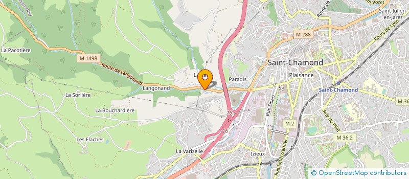 localisation de l'entreprise ECOTERRE CONCEPT  RIVE-DE-GIER