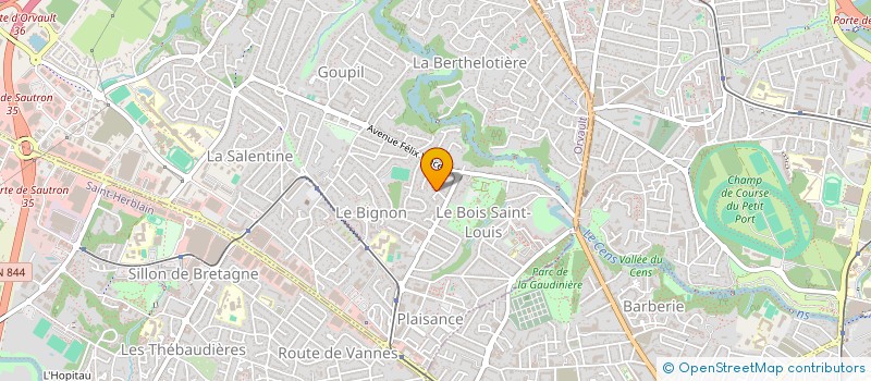 localisation de l'entreprise ECOTERRE ORVAULT à ORVAULT