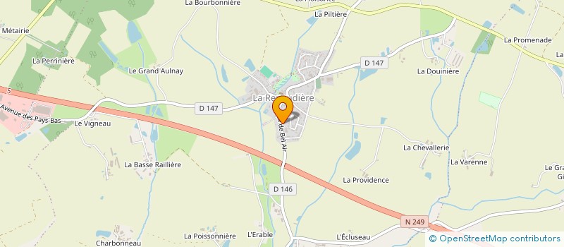 localisation de l'entreprise ECOTERRE SONDAGES ET ENVIRONNEMENT à SEVREMOINE