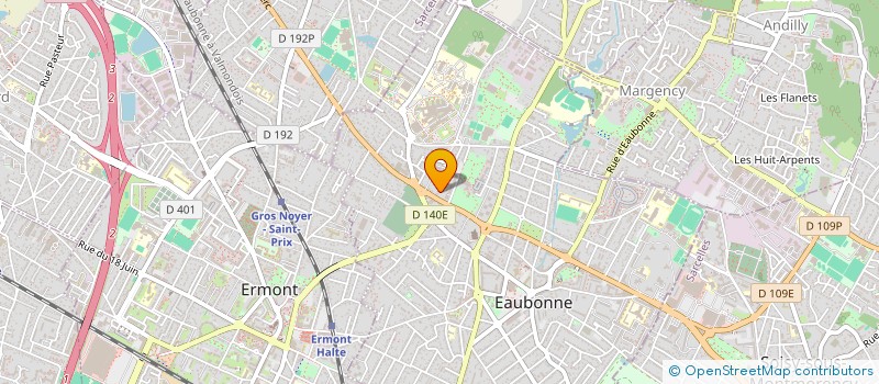 localisation de l'entreprise ECOTHERM à EAUBONNE