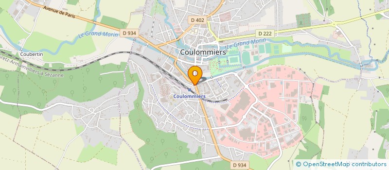 localisation de l'entreprise ECOTHERME COULOMMIERS à COULOMMIERS