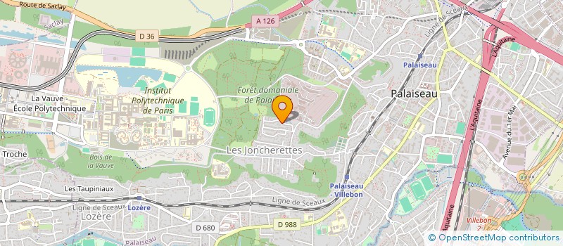 localisation de l'entreprise ECOTHERMIQUE à PALAISEAU