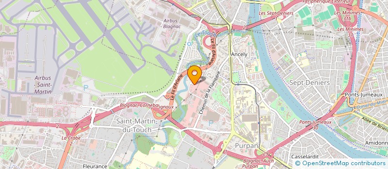 localisation de l'entreprise ECOTHOPIA-DEVELOPPEMENT à TOULOUSE