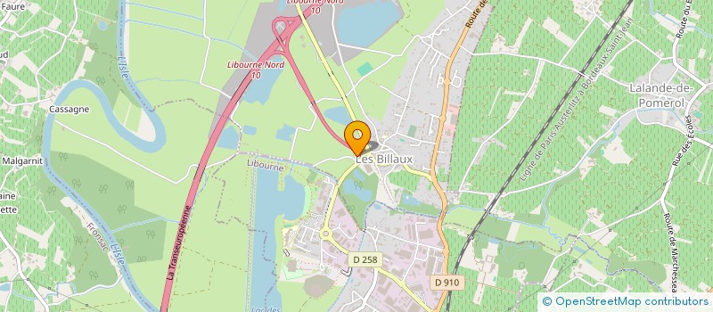 localisation de l'entreprise ECOTOIT à LES BILLAUX