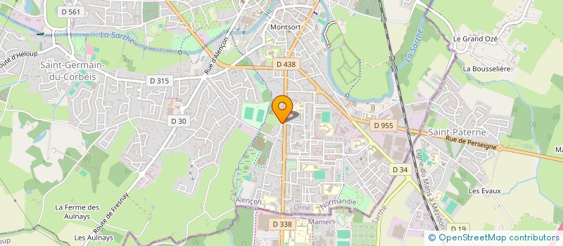 localisation de l'entreprise ECOTOIT  ALENCON