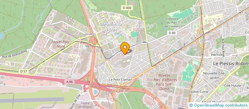 localisation de l'entreprise ECOTOPIA à CLAMART