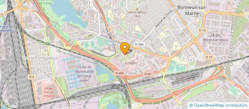 localisation de l'entreprise ECOTOVA FRANCE  CRETEIL