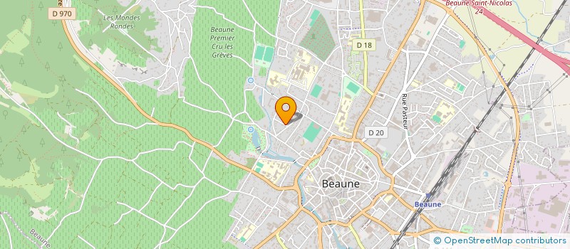 localisation de l'entreprise ECOTOX à BEAUNE