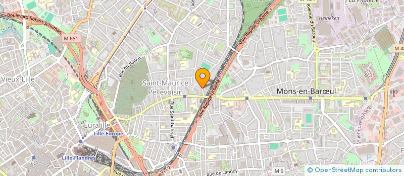 localisation de l'entreprise ECOTRANS à LILLE