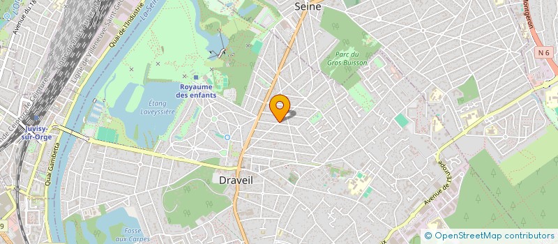 localisation de l'entreprise ECOTRANS D.R. à DRAVEIL