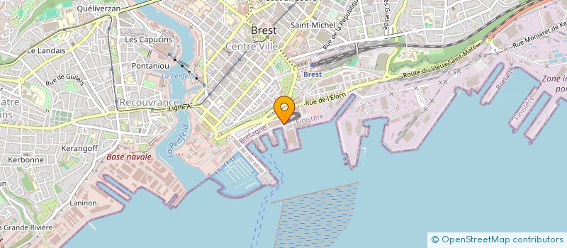 localisation de l'entreprise ECOTREE à BREST