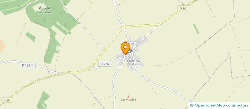 localisation de l'entreprise ECOTRONIC à ORMOY