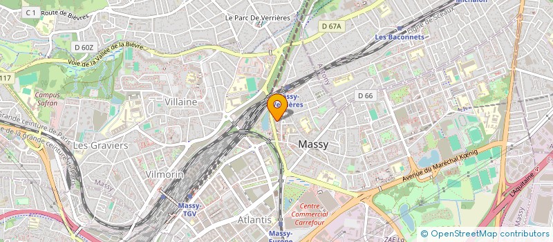 localisation de l'entreprise ECOULON à MASSY
