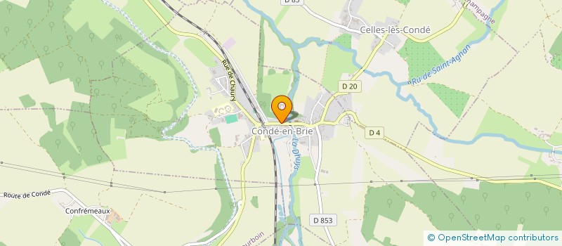 localisation de l'entreprise ECOUTE BERGERE  CONDE-EN-BRIE