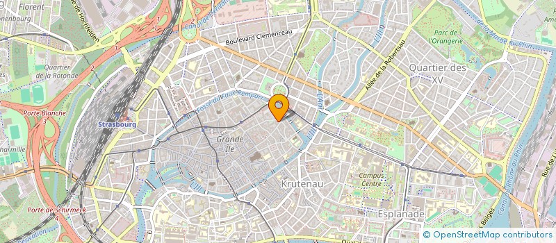 localisation de l'entreprise ECOUTE C'EST LA VIE à STRASBOURG