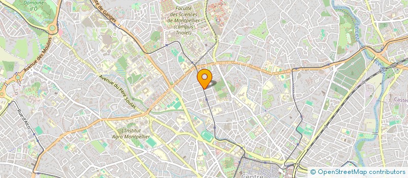 localisation de l'entreprise ECOUTE DOPAGE à MONTPELLIER