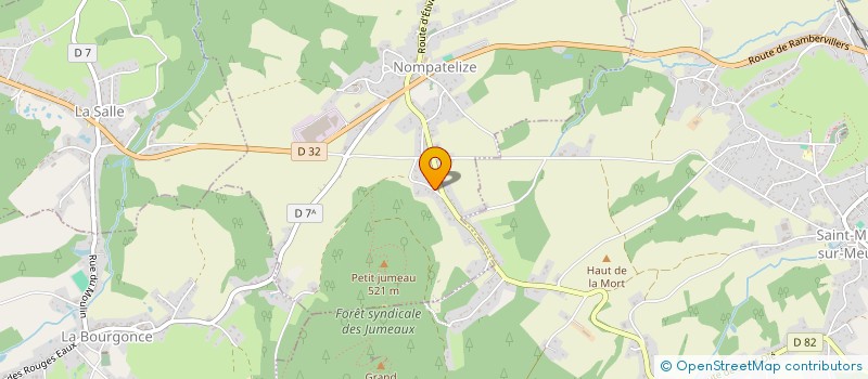 localisation de l'entreprise ECOUTE ET BIEN ETRE  NOMPATELIZE