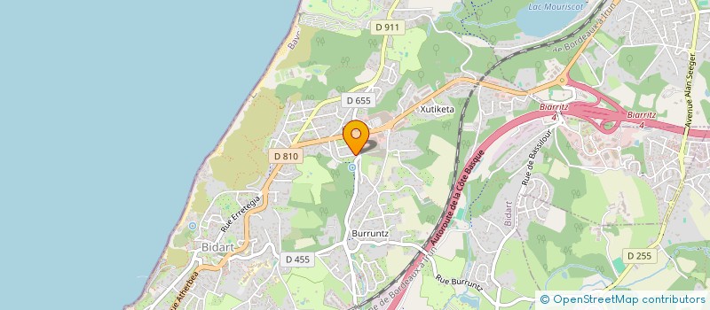 localisation de l'entreprise ECOUTE ET CONSEILS  BIDART