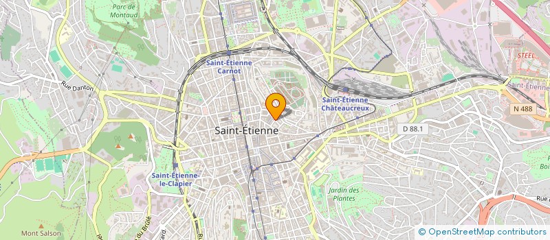 localisation de l'entreprise ECOUTE ET CONTE à SAINT-ETIENNE