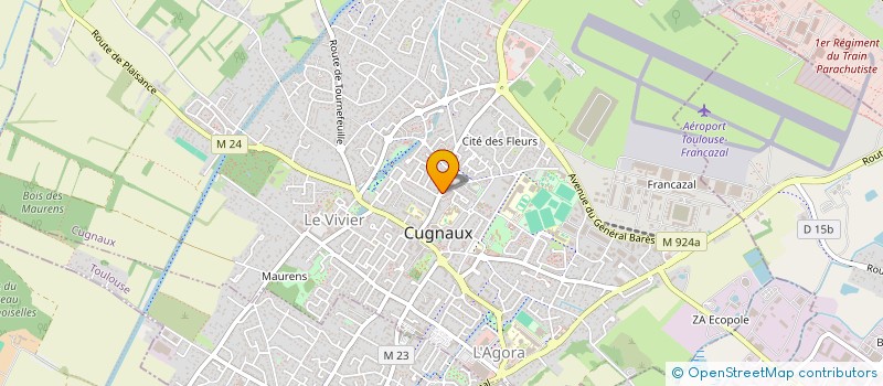 localisation de l'entreprise ECOUTE LE SIGNE  CUGNAUX