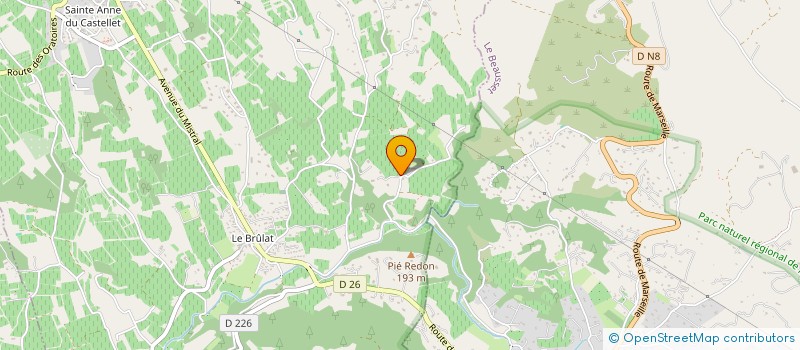 localisation de l'entreprise ECOUTE MOI BIEN  LE CASTELLET