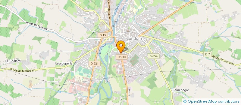 localisation de l'entreprise ECOUTE PROLONGEE  CONDOM