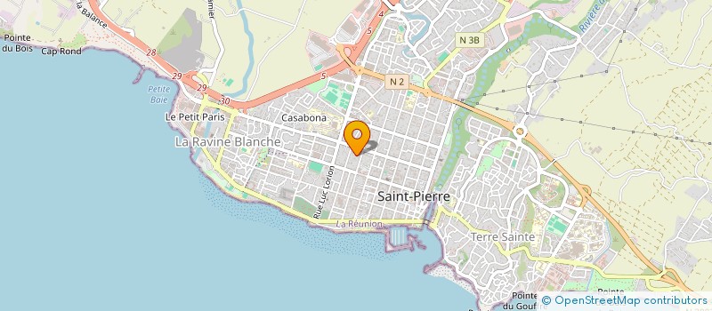 localisation de l'entreprise ECOUTE RECHERCHE ACTION CLINIQUE SOCIALE à SAINT-PIERRE