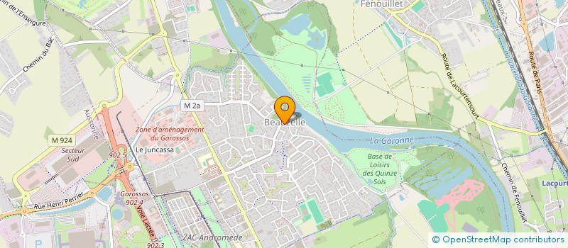 localisation de l'entreprise ECOUTE SOLIDAIRE  BEAUZELLE