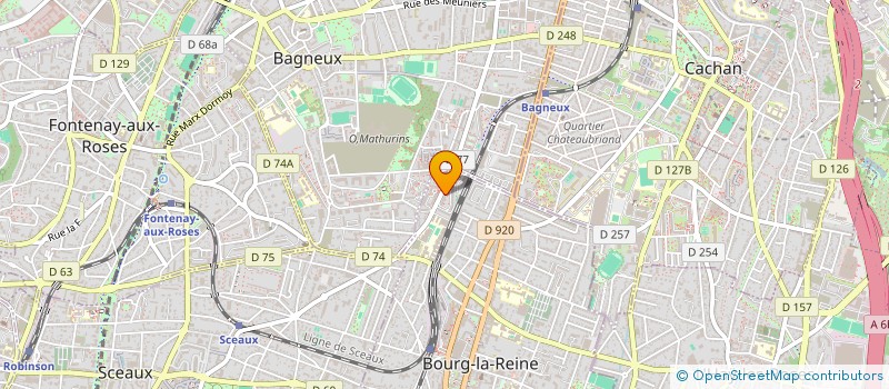 localisation de l'entreprise ECOUTE SOLIDAIRE à BOURG-LA-REINE