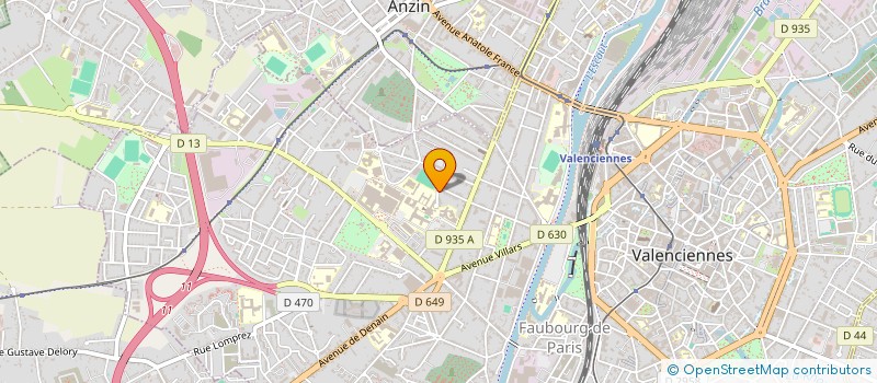 localisation de l'entreprise ECOUTE SOUTIEN MALADES ENTRAIDE ACCOMPAG  VALENCIENNES