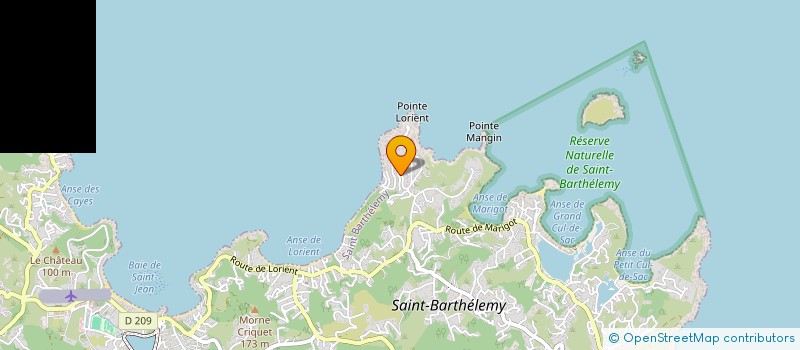 localisation de l'entreprise ECOUTE TON COEUR à SAINT BARTHELEMY