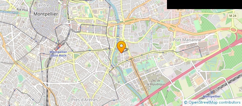 localisation de l'entreprise ECOUTE TON COEUR à MONTPELLIER