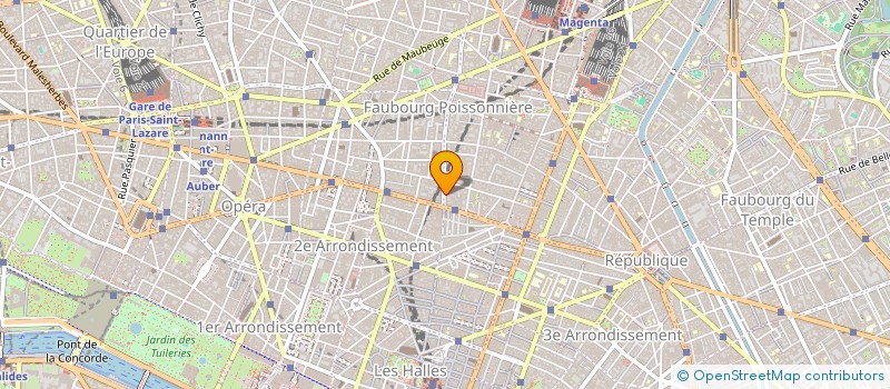 localisation de l'entreprise ECOUTER POUR VOIR à PARIS