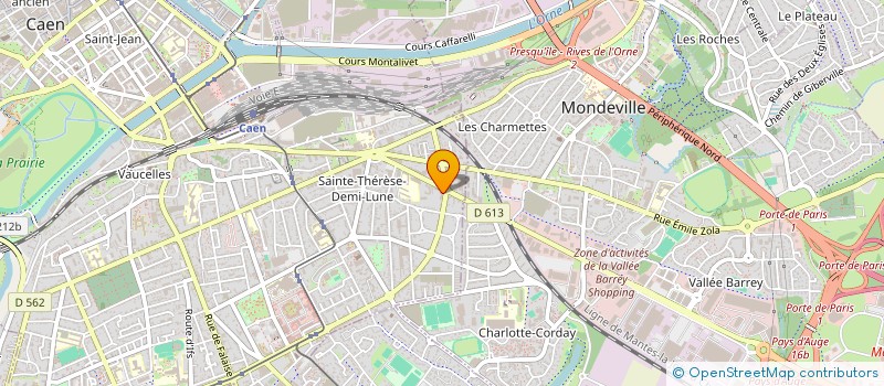 localisation de l'entreprise ECOUTER TRAVAILLER RENCONTRER ESPERER à CAEN