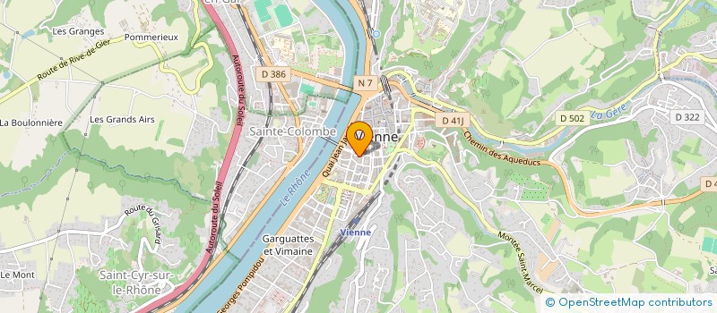 localisation de l'entreprise ECOUTEVOIR  VIENNE