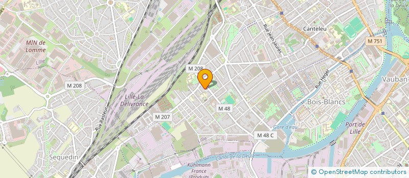 localisation de l'entreprise ECOUTILLE à LILLE